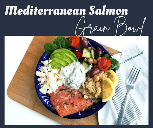 Mediterranean Salmon Grain Bowl