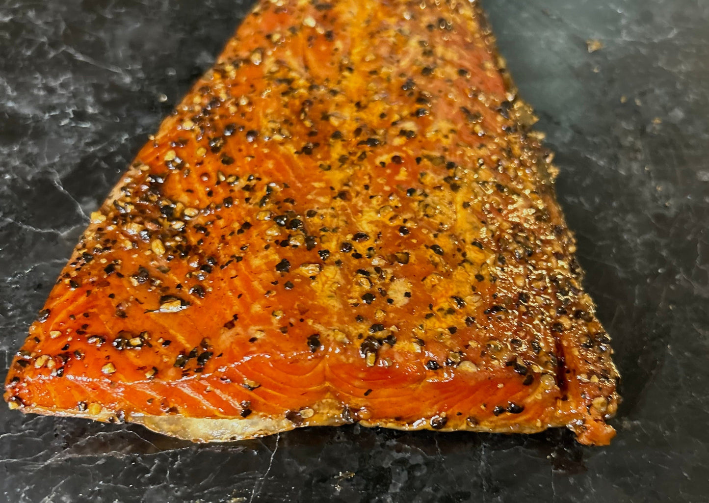 Black Pepper Smoked Salmon